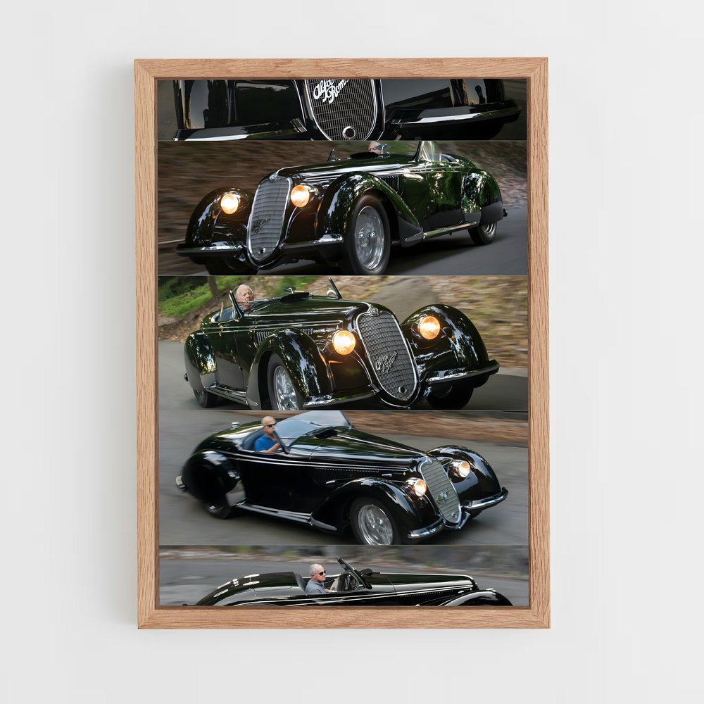 Poster Midnight Racer – affiche Alfa Romeo (vue 4)